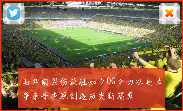七年前因伤获胜如今OG全力以赴力争亲手夺冠创造历史新篇章